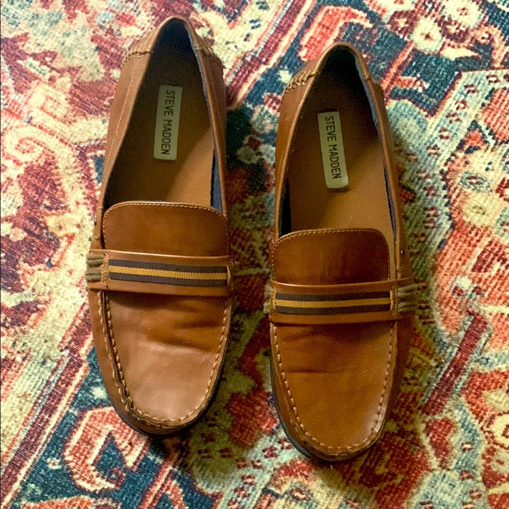 Steve Madden Brown Loafers Size 7